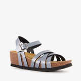 Hush Puppies dames bio sleehak sandalen grijs