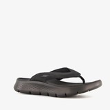Skechers heren teenslippers zwart