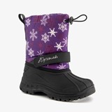Gevoerde kinder snowboots paars