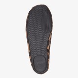 Gevoerde dames pantoffels met luipaardprint