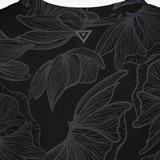 Dames sport T-shirt met print zwart