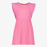 Meisjes broderie jurk roze