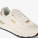 Dames sneakers wit goud
