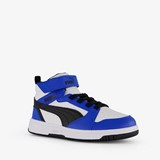 Puma Rebound V6 Mid kinder sneakers blauw