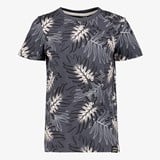 Jongens T-shirt met palmbladeren blauw