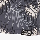 Jongens T-shirt met palmbladeren blauw