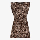 TwoDay meisjes jurk met luipaardprint