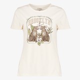 TwoDay dames T-shirt met luipaarden beige