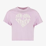 TwoDay cropped meisjes T-shirt lila