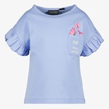 TwoDay meisjes T-shirt met vlinders pastelblauw