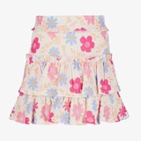 TwoDay meisjes rok met bloemenprint wit