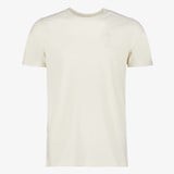 Unsigned heren T-shirt beige gestreept
