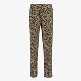 TwoDay dames pantalon met panterprint beige