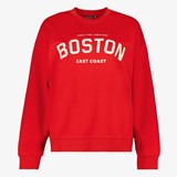 TwoDay dames sweater rood met tekstopdruk