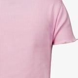Meisjes rib T-shirt roze