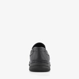 Heren instappers met brede leest zwart