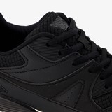 Heren sneakers zwart wit met airzolen