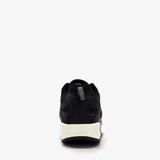 Heren sneakers zwart wit met airzolen