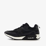 Heren sneakers zwart wit met airzolen
