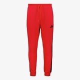 Adidas M 3S FL TC PT heren joggingbroek rood