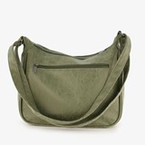 Dames schoudertas groen croco