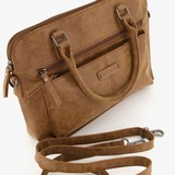 Dames schoudertas camel bruin