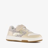 Blue Box meisjes sneakers met dierenprint beige