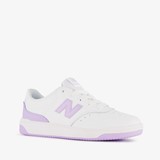 New Balance PSB80 leren meisjes sneakers wit lila