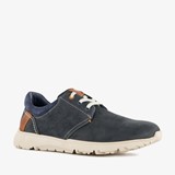 Hush Puppies leren heren veterschoenen blauw