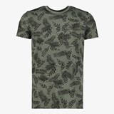Unsigned heren T-shirt botanische print groen