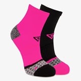 2 paar dames hardloopsokken roze zwart