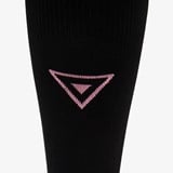 2 paar compressiesokken roze zwart