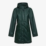 Mountain Peak lange gevoerde dames regenjas groen