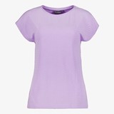 TwoDay dames T-shirt met structuur paars