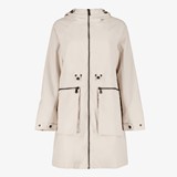 TwoDay dames parka zomerjas lichtgrijs