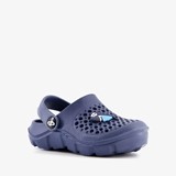 Kinder klompen blauw haai