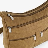 Dames schoudertas camelbruin