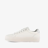 S.Oliver dames sneakers wit zilver