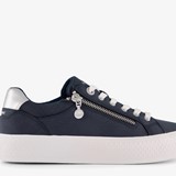 S.Oliver dames sneakers blauw zilver