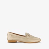 Dames loafers goudkleurig