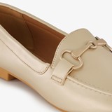 Dames loafers goudkleurig