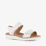 Hush Puppies leren dames sandalen met klittenband