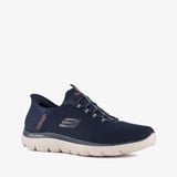 Skechers Slip-ins Wide Fit heren sneakers blauw