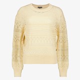 TwoDay gebreide dames trui beige