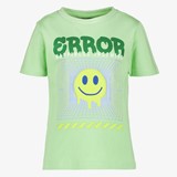 Unsigned jongens T-shirt met smiley groen