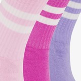 3 paar kinder sportsokken roze paars