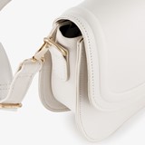 Dames schoudertas wit