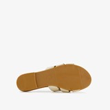 Dames slippers goudkleurig
