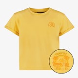 TwoDay meisjes T-shirt met backprint geel
