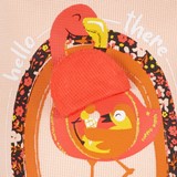 Meisjes T-shirt met flamingo lichtroze